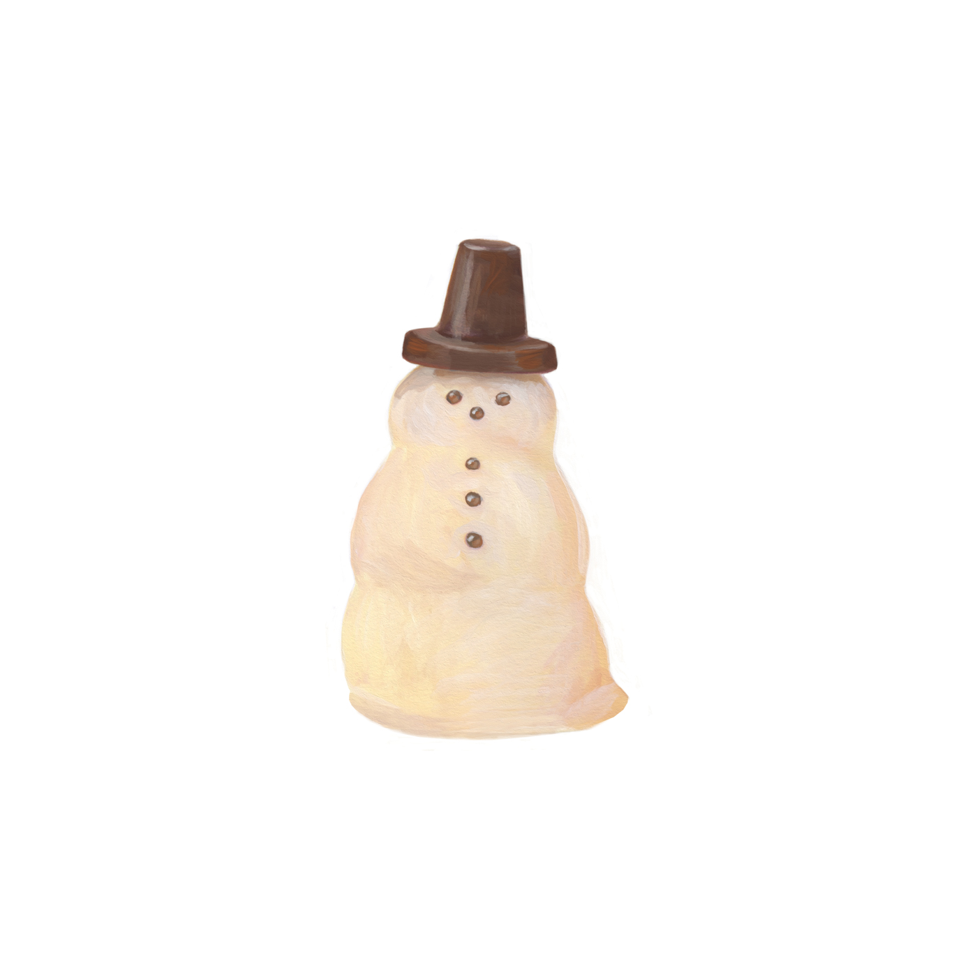Chocolate Snowman