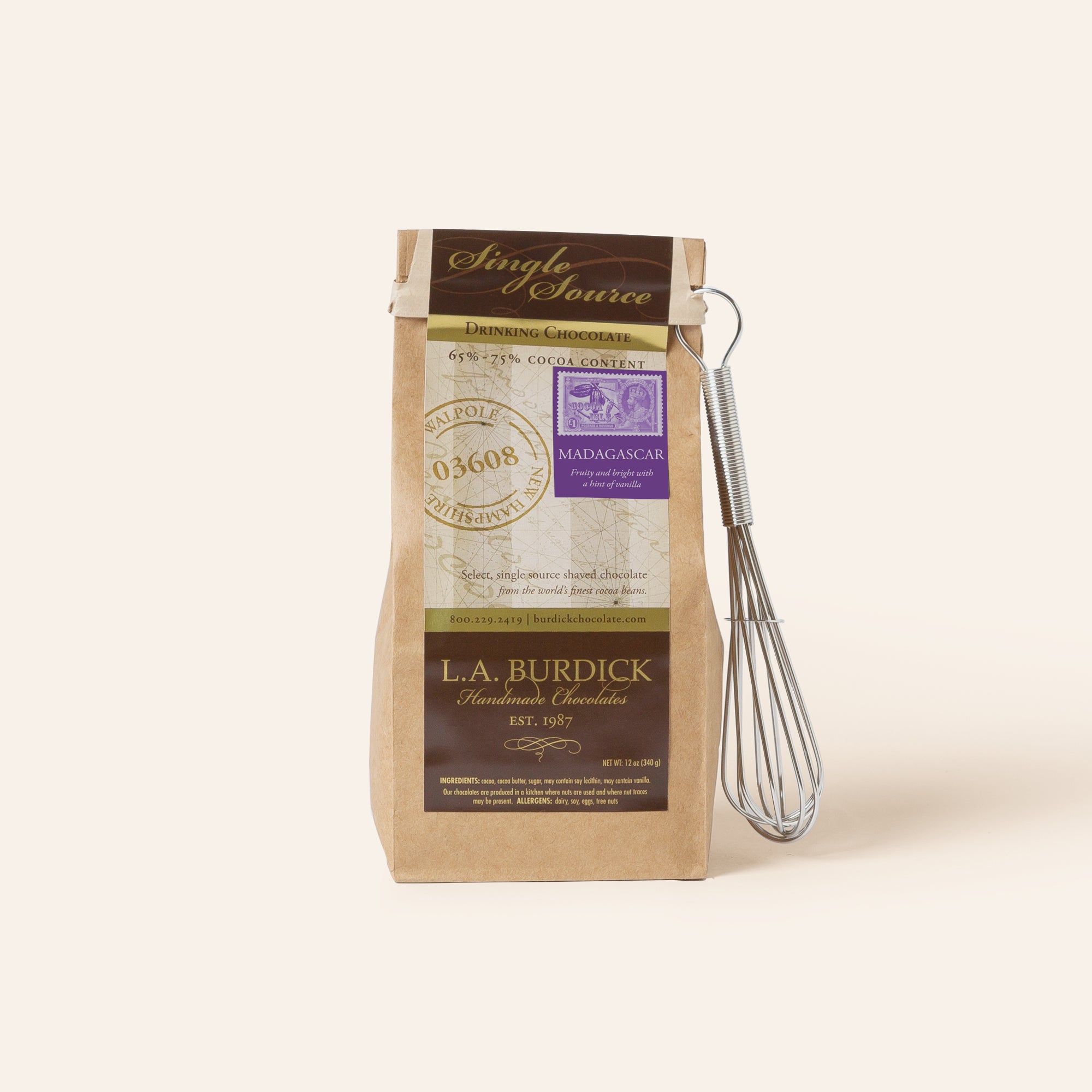 brunt GOOD AND SIN 夜チョコ Single Source Grenada Dark Drinking Chocolate | L.A. Burdick