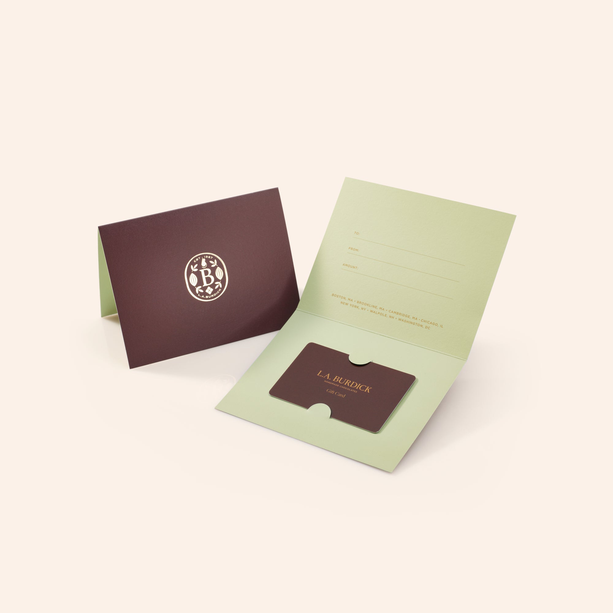 $100 Gift Card | L.A. Burdick Chocolates