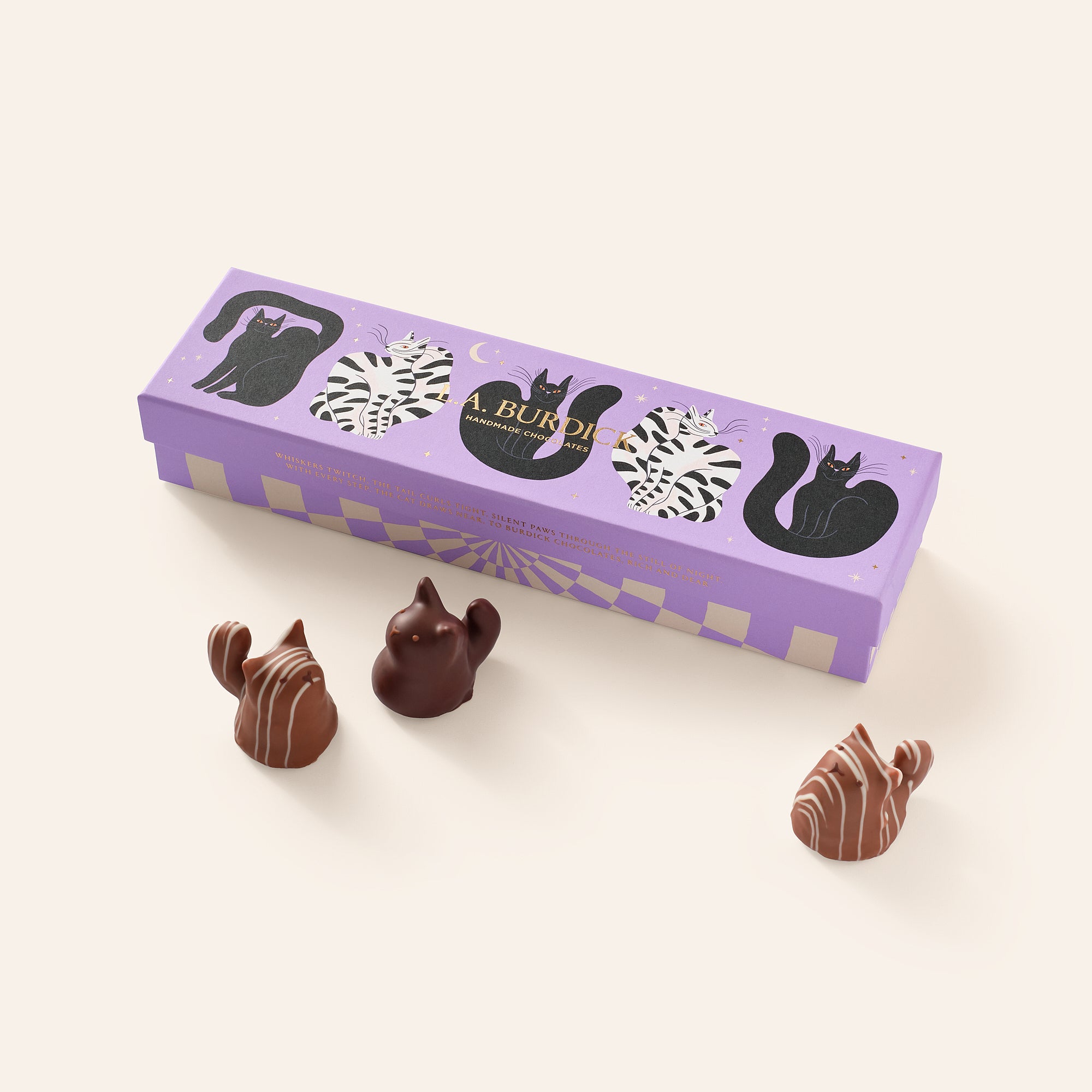 Chocolate Black Cats | Burdick Halloween Gifts – L.A. Burdick