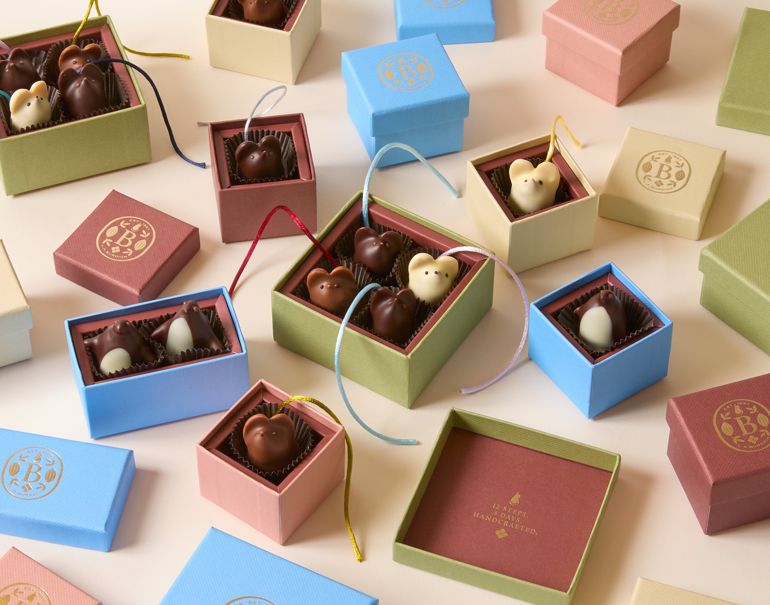 White Chocolate Mouse Favor | L.A. Burdick Chocolates