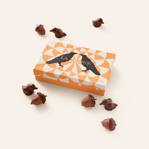 Chocolate Ravens & Acorns | Burdick Halloween Gifts – L.A. Burdick