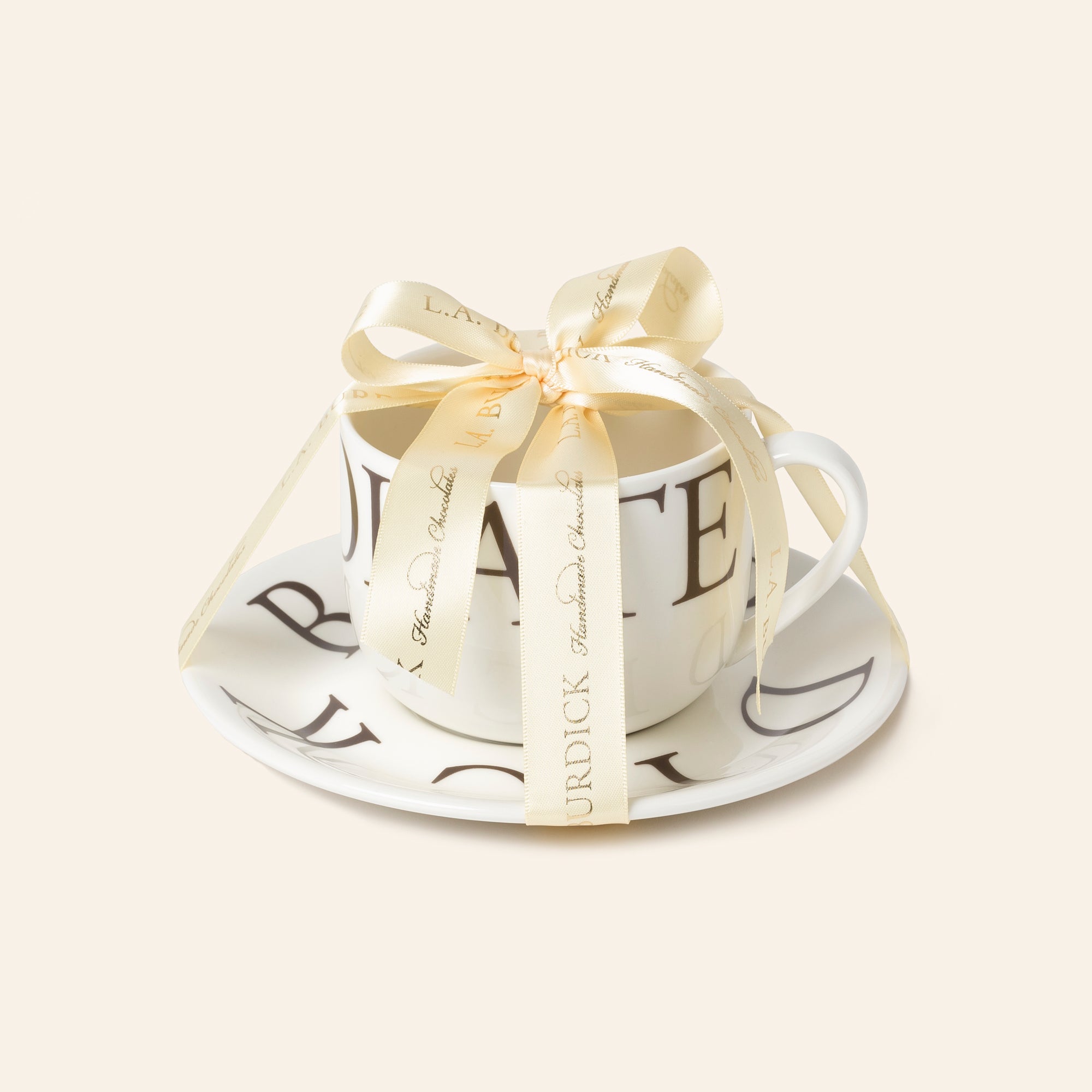 Cup & Saucer | Ideal for Burdick Hot Chocolate – L.A. Burdick