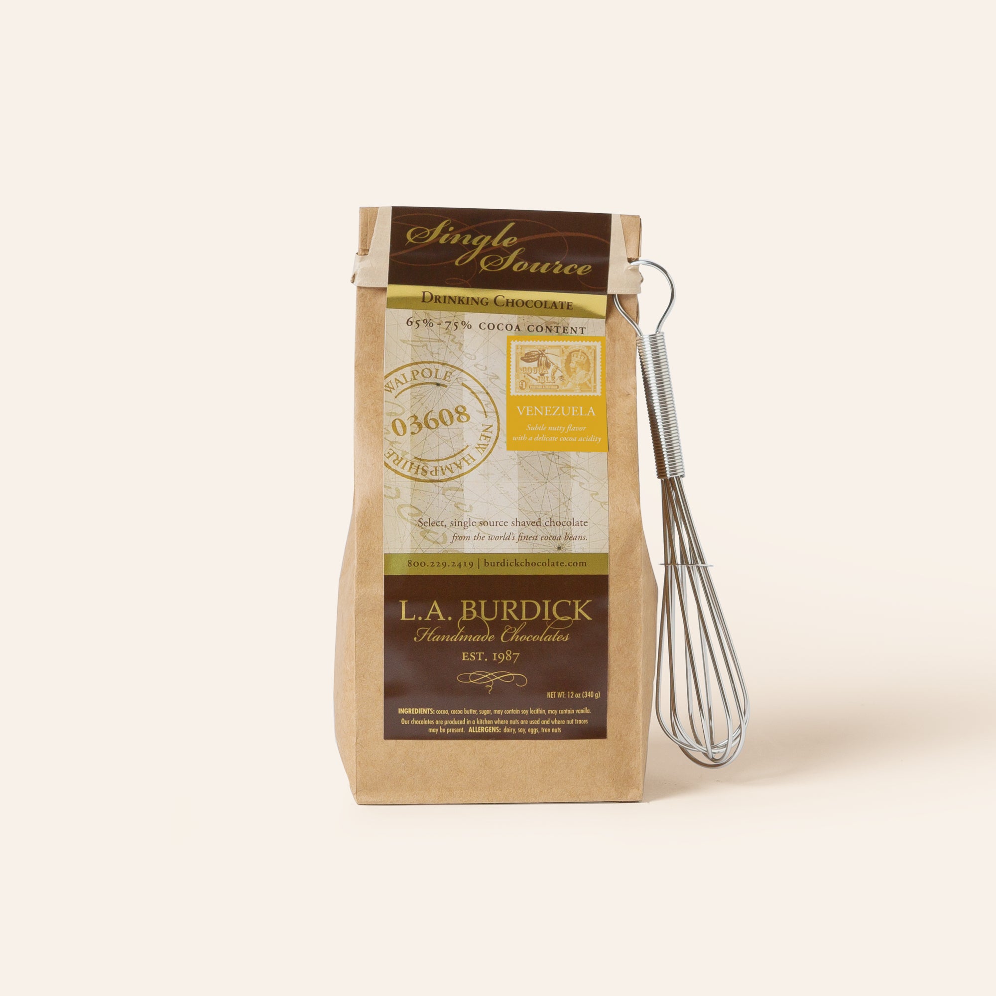 Single Source Venezuela Dark Drinking Chocolate | L.A. Burdick